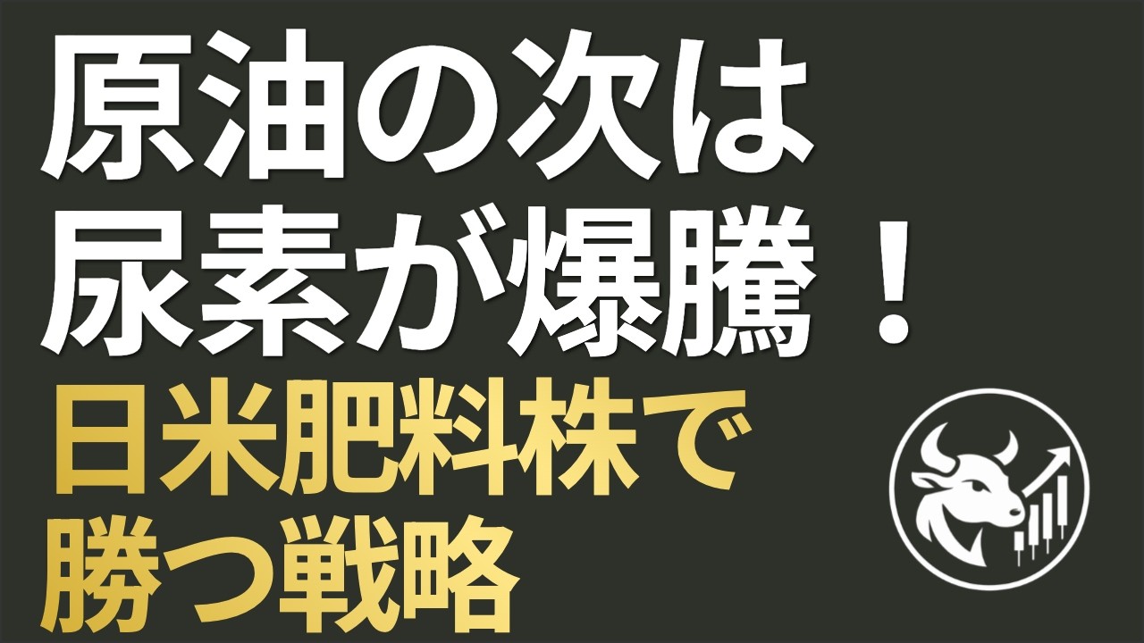 【原油の次は尿素】市場が見逃すホルムズ危機の本質！LNG→アンモニア→食料インフレの連鎖と日本株の明暗