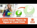 Como hacer marca de agua en CorelDraw 2021