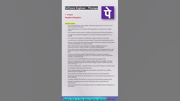 Phonepe | Java | Software Engineer | Bangalore | Full Stack #shorts #ytshorts