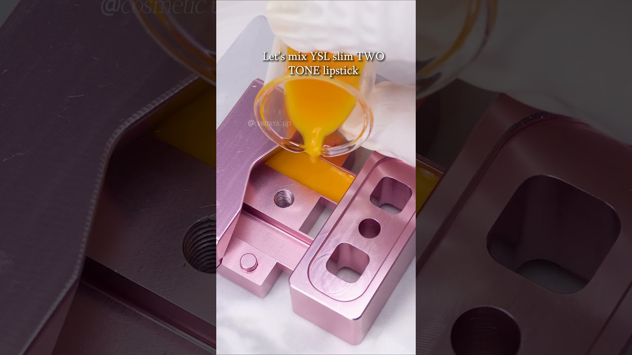 Let’s mix YSL slim TWO TONE lipstick 