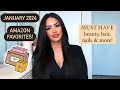 AMAZON HAUL! MY MUST HAVE PRODUCTS FOR JANUARY 2024! Beauty, Hair, Nails, Skin, Shower + Elegear ect