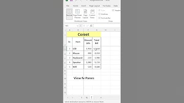 Freeze rows & columns in Excel #excel #msexcel #learnexcel #excelformulas #excelshortcuts