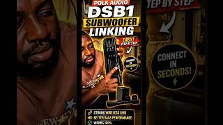 Polk audio DSB1 subwoofer linking #izugodtech #tech #shorts #fortniteclips