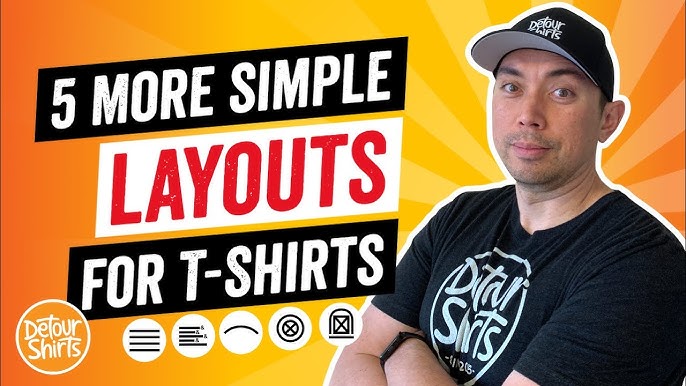 5 Simple Layouts For T-Shirt Design 🔥Create Shirts That Sell! Tips To Go  From Beginner To Pro Fast! - Youtube