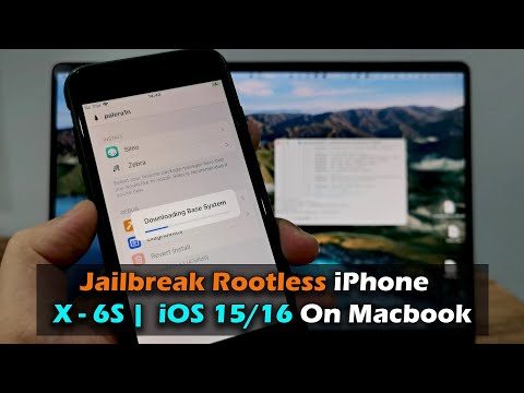 Jailbreak Rootless iPhone X - 6S | iOS 15/16 On Macbook