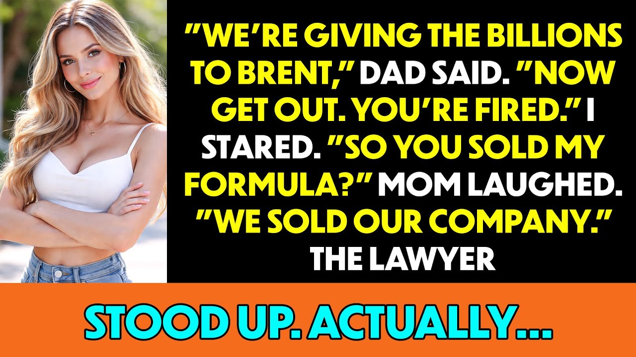 My Parents Sold Our Company For $1.2B And Fired Me—They Forgot I Own The Formula