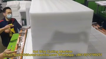 Hot Wire Cutting Machine | EPE Foam Sheets Blocks Cutting Machine