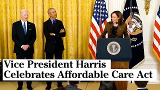 Vice President Harris Gives Remarks on Strengthening the Affordable Care Act by Kamala Harris 5,540 views 2 years ago 1 minute, 41 seconds