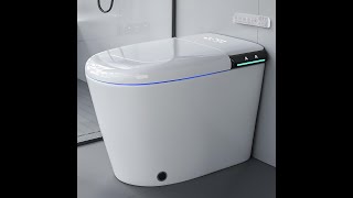 Smart Toilet Auto Open Close Lid Smart Bidet Toilet with Heated Seat, Washing and Dryer
