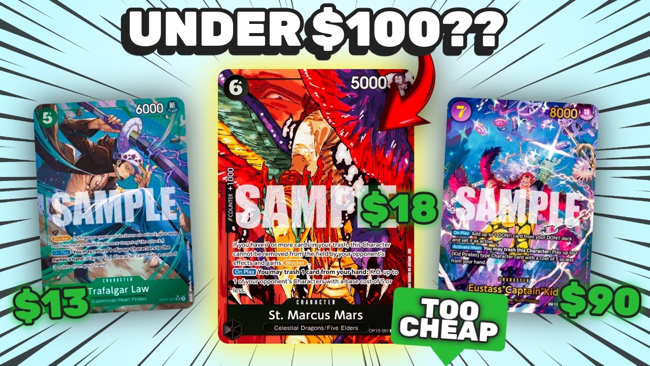 The BEST One Piece Cards Under $100 Right Now… | One Piece TCG
