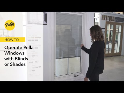 How to Operate Pella Lifestyle Windows with Blinds and Shades