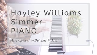 Hayley Williams - Simmer (PIANO)