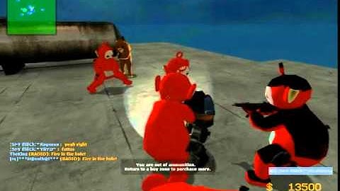 Counter-Strike Source Teletubbies Server: ZOMBIE [-HIDEOUT-] R e l o a d e d. By: ***H@nn!b@l***