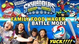 Skylanders Swap Force: Family Food Wager Battle Mode (4 Players) Repaint Renaming Contest Winners