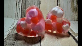 Мыло &quot;Сердце с сердечками&quot; | Ziepes ar sirsniņām | Heart Embeds Soap