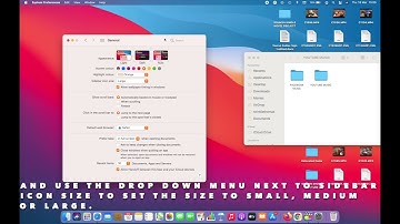 HOW TO CHANGE SIDEBAR ICON SIZE IN MACOS BIG SUR 11.2