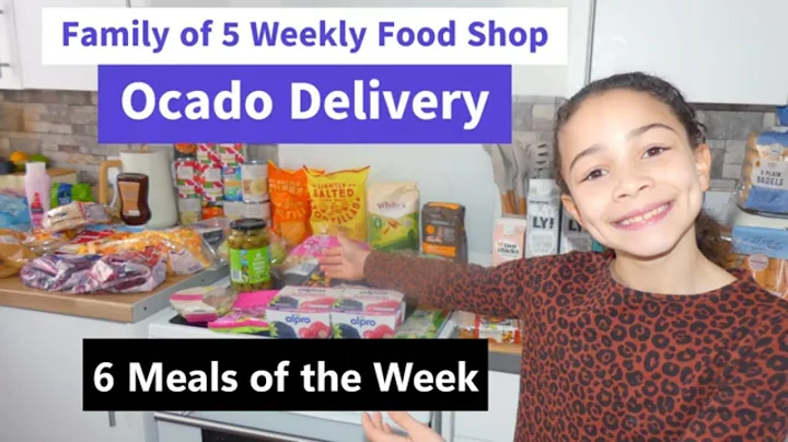 Ocado M&S Weekly Food Shop For Family of 5  | 6 Family Meals of the Week UK Grocery Haul