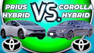 All-new Toyota Prius VS Updated Toyota Corolla hybrid comparison