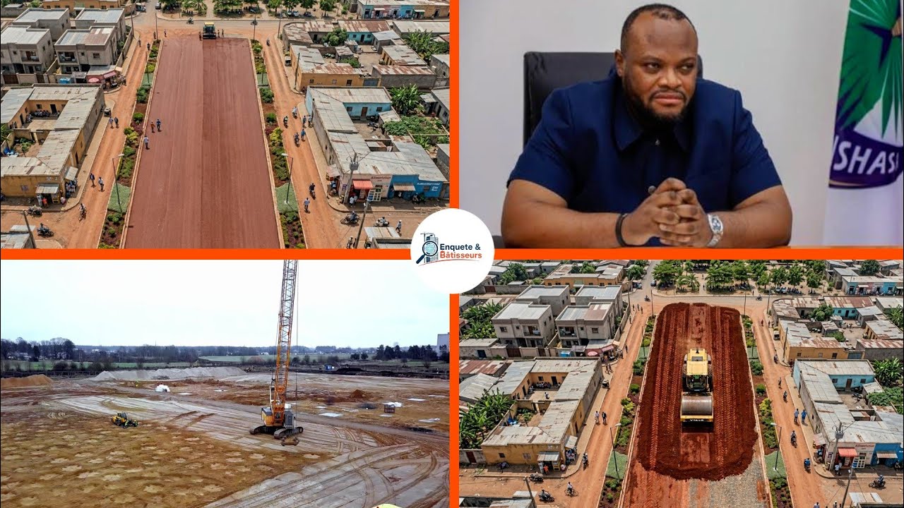 🛑 Évolution du chantier à KITAMBO : Compactage terminé sur 856 mètre de l'avenue Uele 