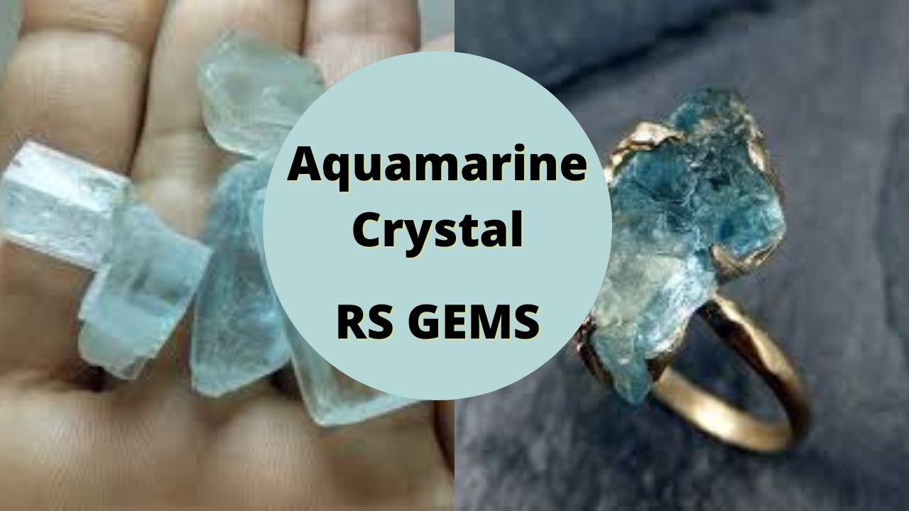 Aquamarine Rough Crystal || Blue Beryl|| Aquamarine from Pakistan