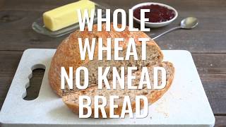 Whole Wheat No Knead Bread (Using the Instant Pot!)