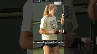 Mirra Andreeva Practising… Days Before Making History 7