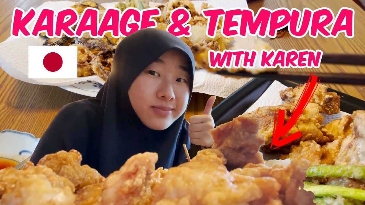 MASAK KARAAGE & TEMPURA BERSAMA KAREN, ENAK BANGET