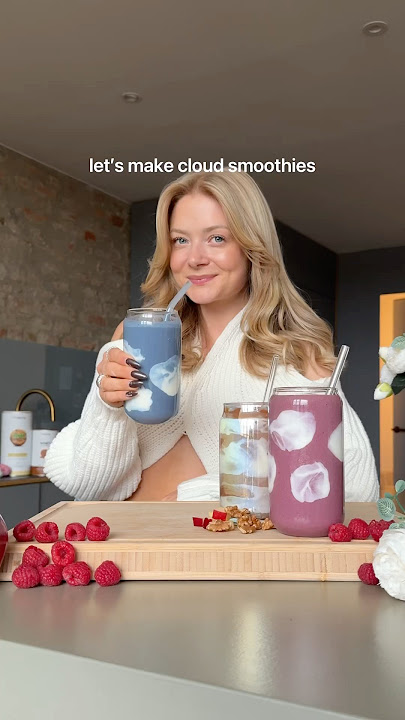 protein cloud smoothies are healthy, pretty and they taste BOMB