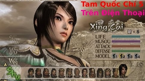 Tam Quốc Chí 5_ Dynasty warriors Bản English Trên Điện Thoại