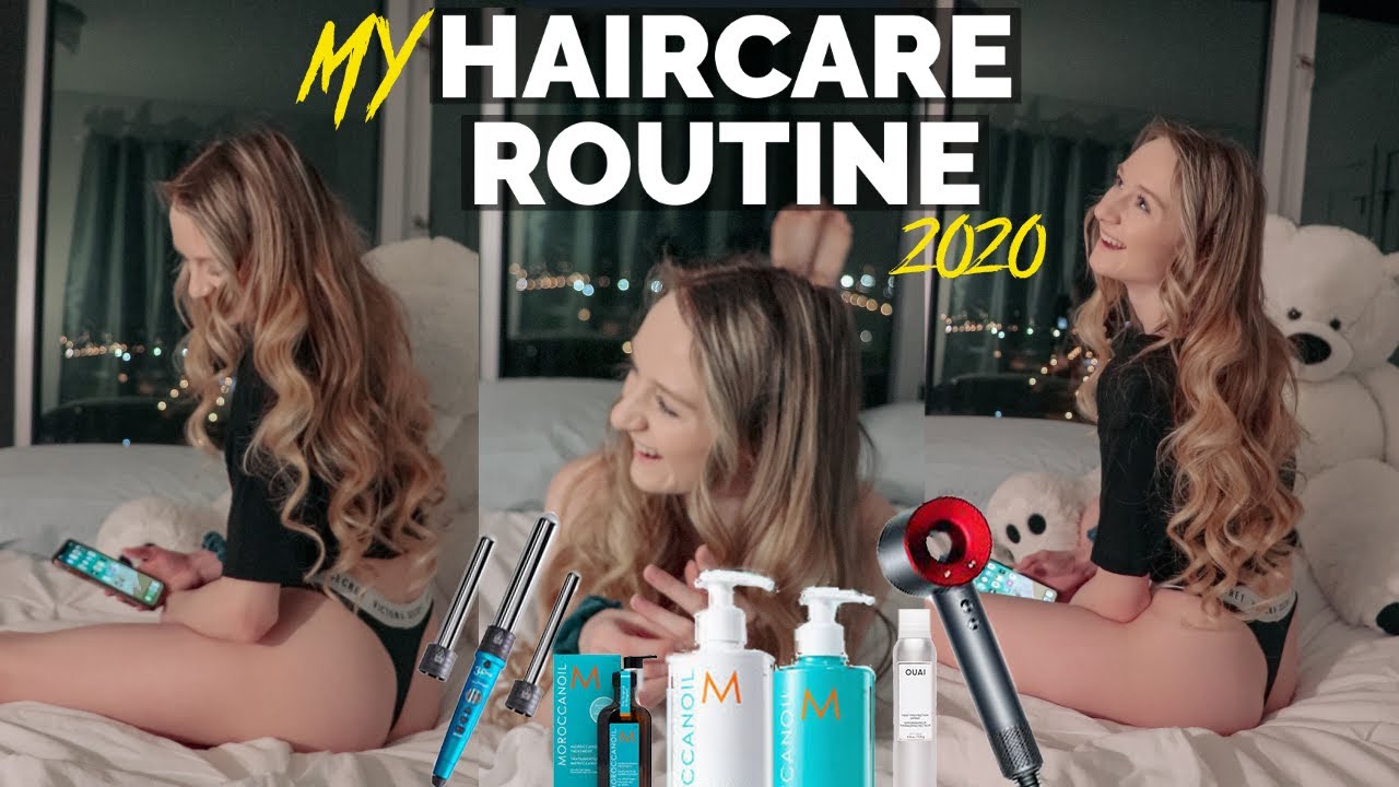 MY HAIR CARE ROUTINE AND HOW I STYLE PERMANENT EXTENSIONS YouTube