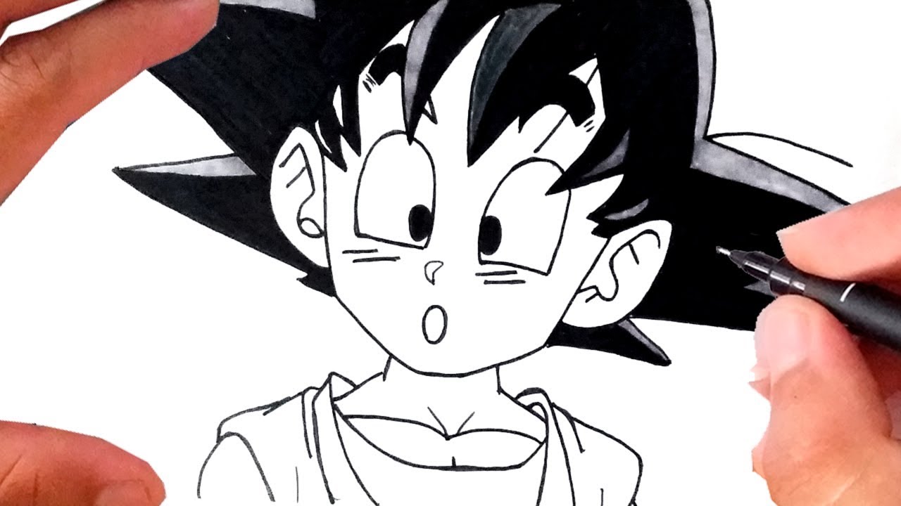 COMO DESENHAR O GOTEN DE DRAGON BALL Z