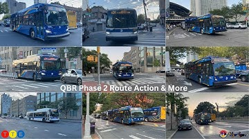 4K 2025: MTA: Post Queens Bus Redesign Phase 2 Bus Action in Jamaica (September 2025)