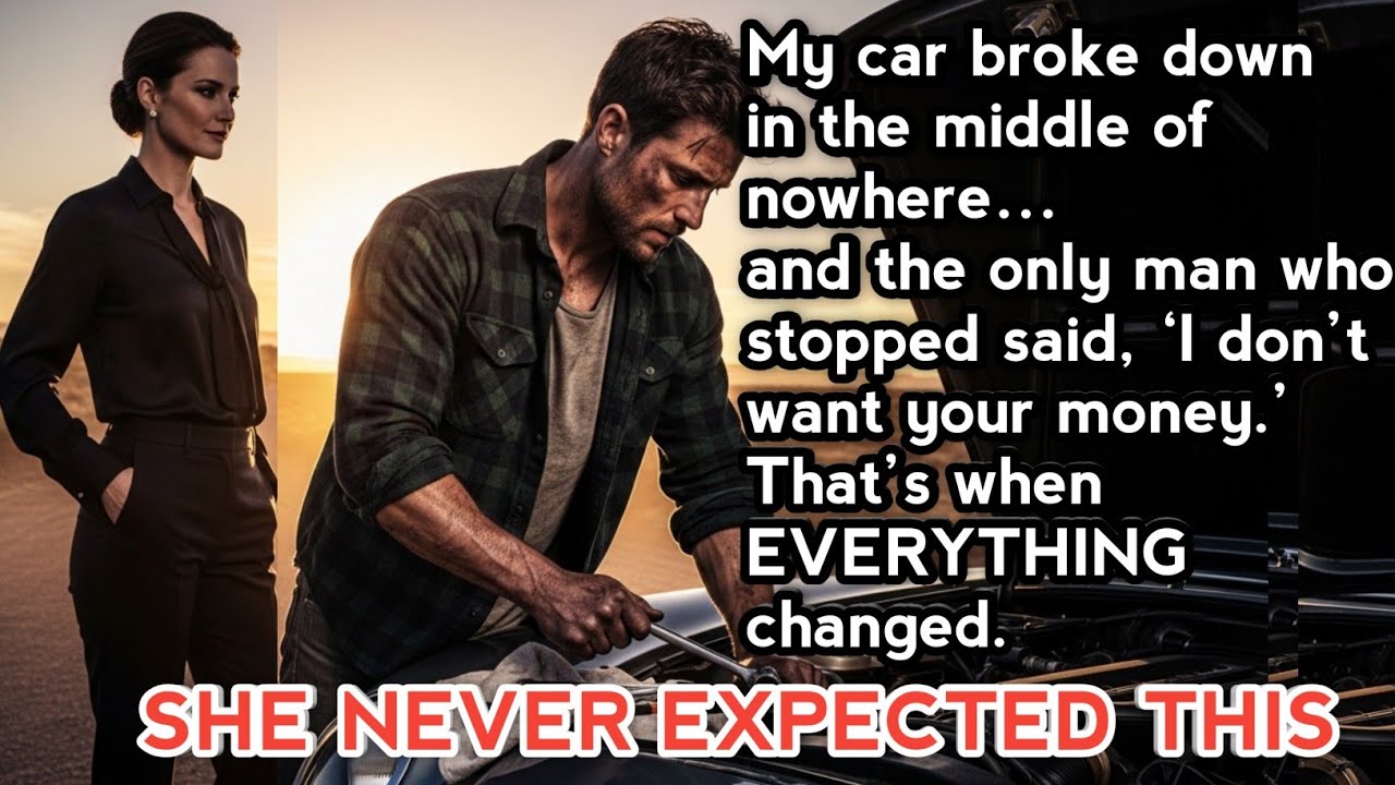 Billionaire Woman Stranded on a Dusty Road Finds Unexpected Love