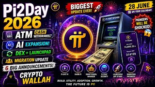 🚨 Pi2Day 2026 Will Shock Pioneers! ATM Cash Withdrawal, AI Expansion & Huge Pi Network Updates 🚀💜