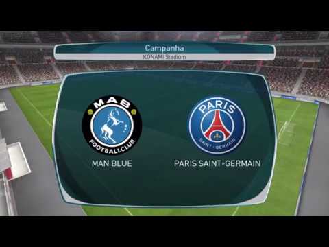 PES 2018 - Man Blue vs PSG - Gameplay - Ipad 🇫🇷 