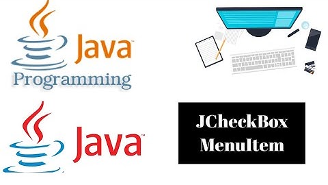 Java JCheckBox MenuItem || JCheckBox MenuItem using Swing