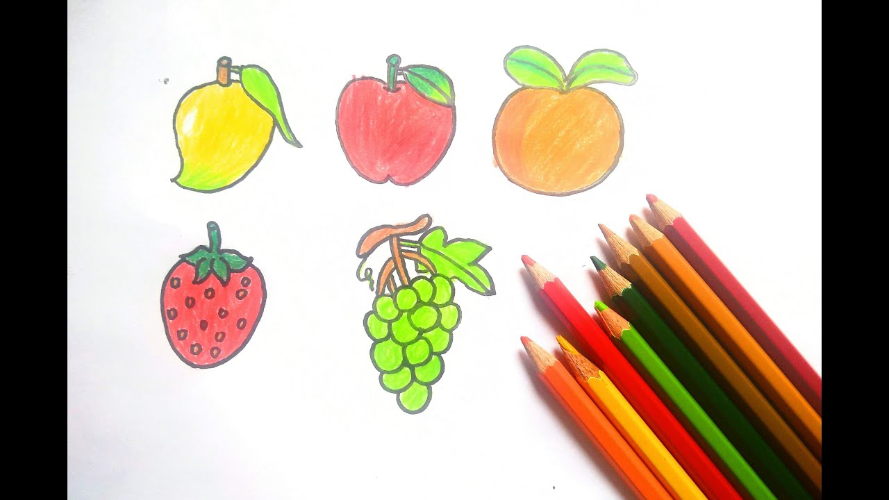 Easy and Cute Fruit Drawing Ideas | How to Draw - Fruits Drawing Activities  for Kids :) | By Activities For Kids | Hello and welcome to our new video.  Which is