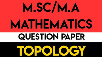 M.Sc  previous Mathematics question paper I vbspu m.sc previous topology question paper I vbspu exam