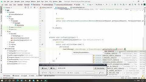Android studio tutorial - Create flash light app