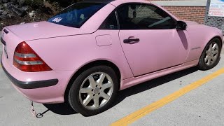 Pink Mercedes 230 SLC 360 Degrees Walk Around the Car by carandtrain 32 views 1 month ago 57 seconds