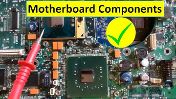 Laptop motherboard components names & functions explained