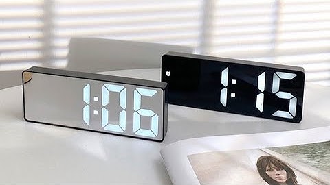 Hướng dẫn cài đặt đồng hồ led đa năng