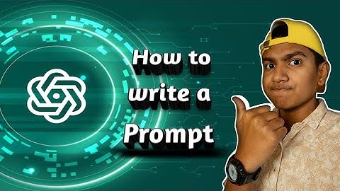 How to write a Prompt #promptengineering #prompt #ai #video 