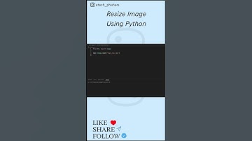 Resize Image Using Python 🤩🔥