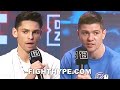 RYAN GARCIA & LUKE CAMPBELL TRADE KNOCKOUT WORDS; GARCIA INTERRUPTS & CHECKS QUESTIONS ABOUT SKILLS