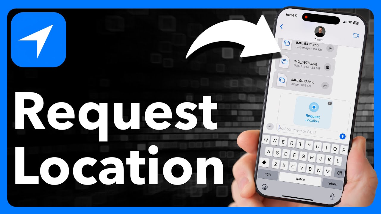 How To Request Someone's Location On iPhone - YouTube