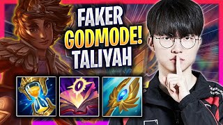 FAKER LITERALLY GOD MODE WITH TALIYAH MID! - T1 Faker Plays Taliyah MID vs Viego! | Season 2024