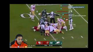 FlightReacts to 49ers vs EAGLES NFC CHAMPIONSHIP GAME + TRENT WILLIAMS BODYSLAM + BIG BRAWL