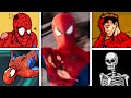 Evolution of spiderman deaths and game over screens in spiderman games 19822024