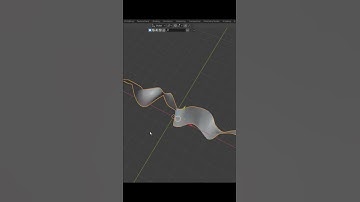 Glass ribbon tutorial! blender 3D blender3D 3Dmodeling designtok learnontiktok tutorial howto 3Dart